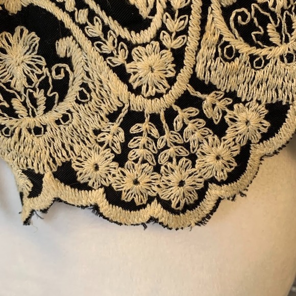 Vintage Casual Corner Floral Embroidered Vest Boho Cottagecore Women's M - Picture 8 of 13